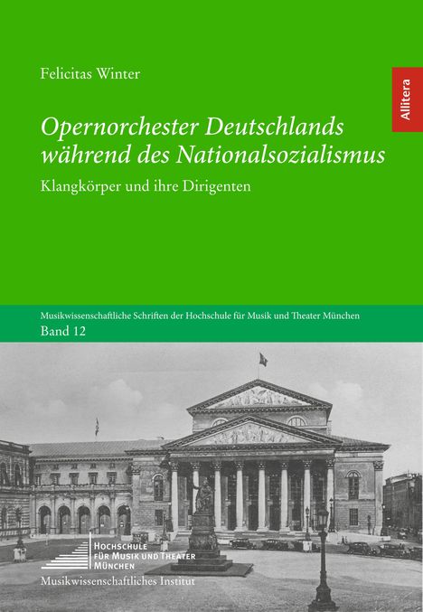 Felicitas Winter: Opernorchester Deutschlands während des Nationalsozialismus, Buch
