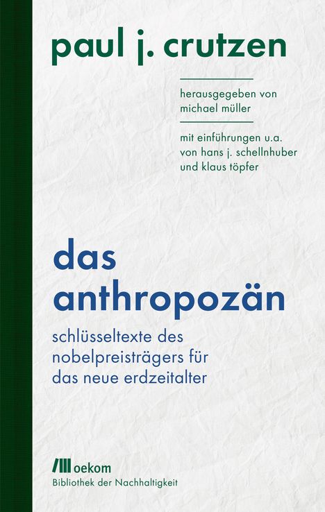 Paul J. Crutzen: Das Anthropozän, Buch