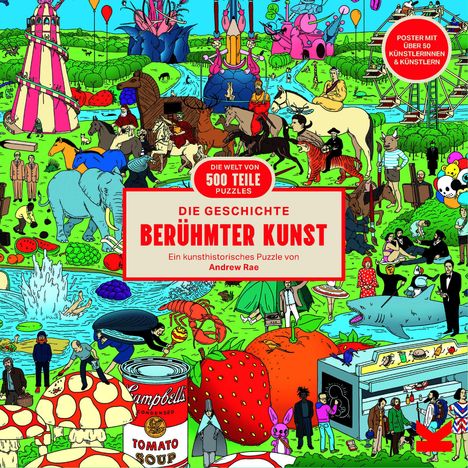 Andrew Rae: Die Geschichte berühmter Kunst, Spiele