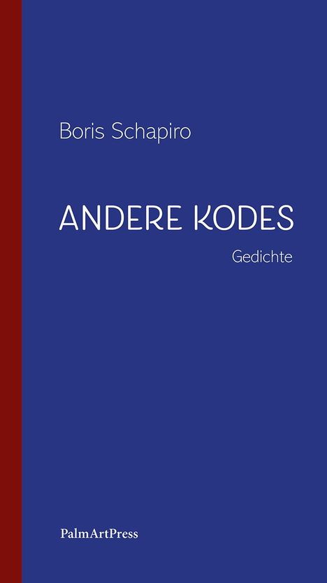 Boris Schapiro: Andere Kodes, Buch