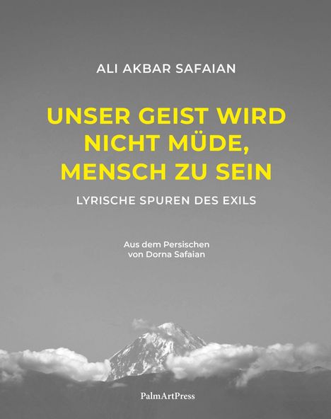 Ali Akbar Safaian: Unser Geist wird nicht müde, Mensch zu sein, Buch