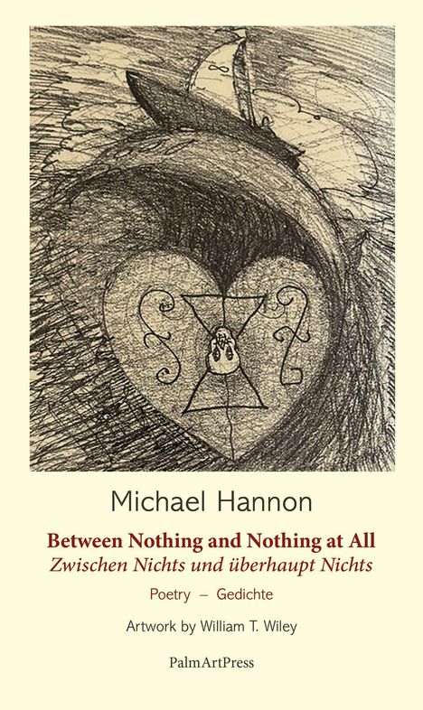 Michael Hannon, "Between Nothing and Nothing at All", Illustration mit Boot, Herz und Sanduhr als Bleistiftzeichnung.