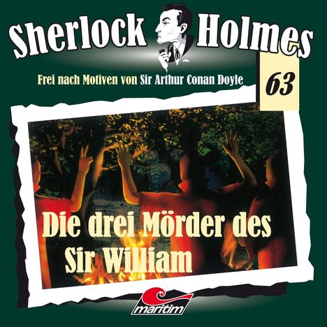 Sherlock Holmes (63) Die drei Mörder des Sir William, CD