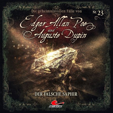 Edgar Allan Poe &amp; Auguste Dupin (23) Der Falsche Saphir, CD