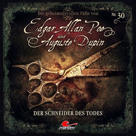Edgar Allan Poe & Auguste Dupin (30) Der Schneider Des Todes, CD