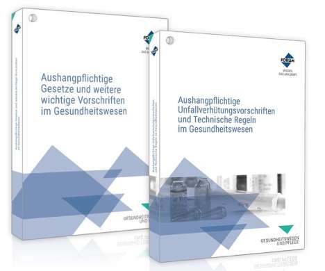 Forum Verlag Herkert Gmbh: Das Aushangpflichten-Paket für das Gesundheitswesen, 2 Bücher