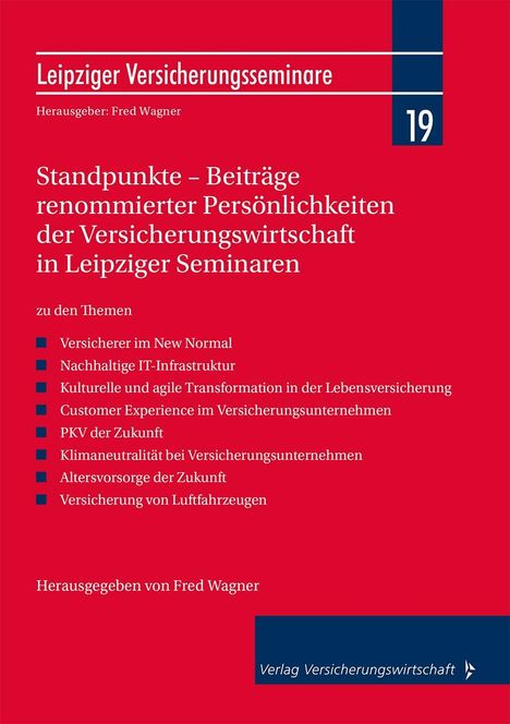 Mathias Röcker: Standpunkte - Beiträge renommierter Persönlichkeiten der Versicherungswirtschaft in Leipziger Seminaren, Buch