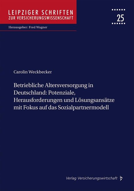 Carolin Weckbecker: Betriebliche Altersversorgung in Deutschland, Buch