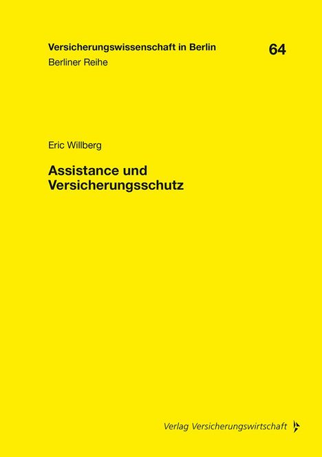 Eric Willberg: Assistance und Versicherungsschutz, Buch