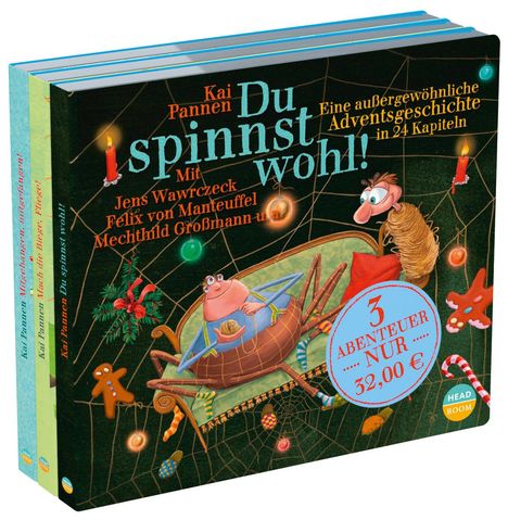 Kai Pannen: 3 Abenteuer "Du spinnst wohl!", 6 CDs