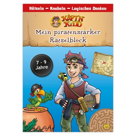 Käpt`n Kidd - Mein piratenstarker Rätselblock, Buch