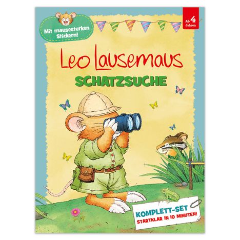 Leo Lausemaus - Schatzsuche Komplett-Set, Buch