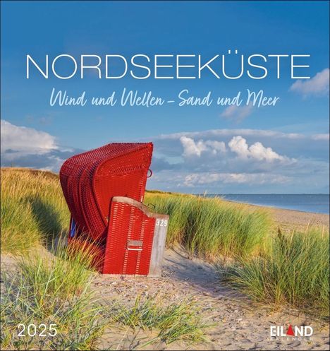 Nordseeküste Postkartenkalender 2025 - Wind und Wellen - Sand und Meer, Kalender