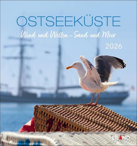 Ostseeküste Postkartenkalender 2026 - Wind und Wellen - Sand und Meer, Kalender