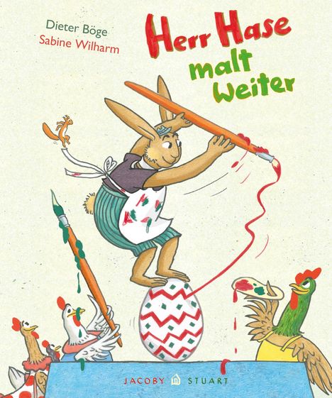 Dieter Böge: Herr Hase malt weiter, Buch