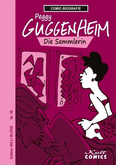 Willi Blöss: Comicbiographie Peggy Guggenheim, Buch