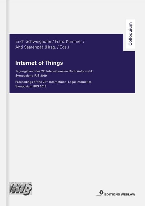 Ahti Saarenpää: Internet of Things, Buch