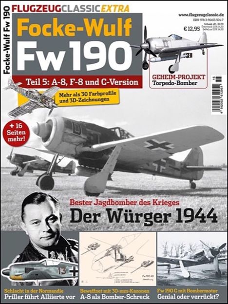 Dietmar Hermann: Flugzeug Classic Extra 15. Focke-Wukf Fw 190, Teil 5, Buch