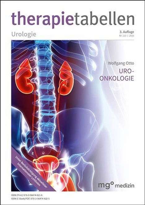 therapietabellen Urologie, 3. Auflage, Wolfgang Otto URO-ONKOLOGIE; Illustration des menschlichen Urogenitalsystems.