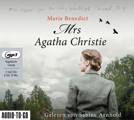 Marie Benedict: Mrs Agatha Christie, 2 MP3-CDs