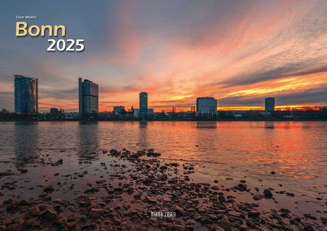 Bonn 2025 Bildkalender A3 quer, spiralgebunden, Kalender