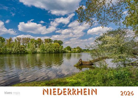 Niederrhein 2026 Bildkalender A4 Spiralbindung, Kalender