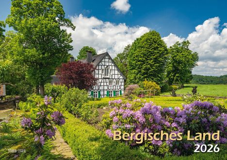 Bergisches Land 2026 Bildkalender A3 quer, spiralgebunden, Kalender