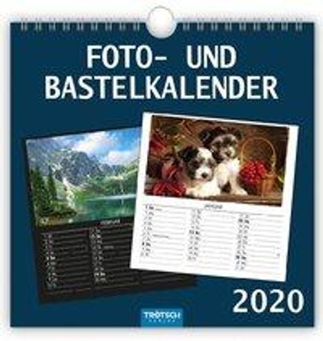 Foto- und Bastelkalender medium 2020, Diverse