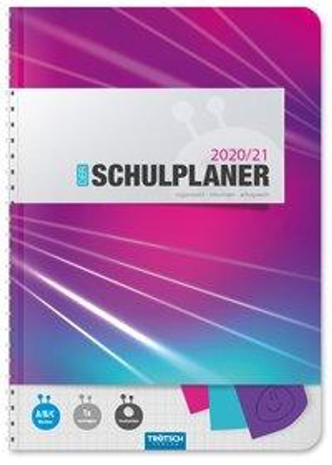 Trötsch Schulplaner "Pink" 2020/2021, Buch
