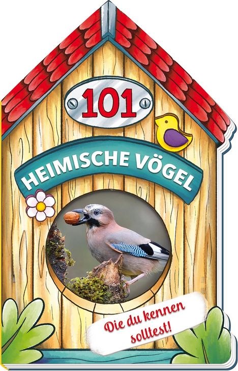 Trötsch Buch in Hausform 101 Heimische Vögel von A bis Z, die du kennen solltest, Buch