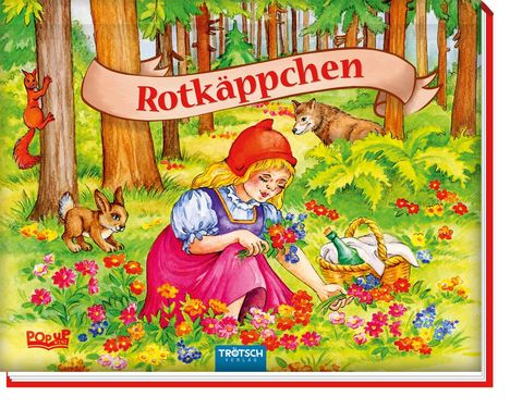 Trötsch Märchenbuch Pop-up-Buch Rotkäppchen, Buch