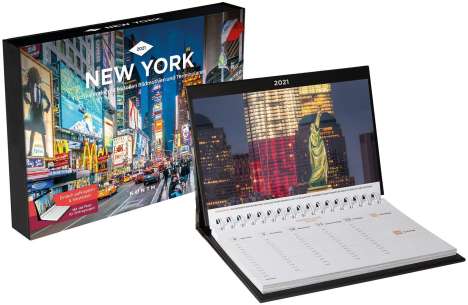 New York Tischkalender 2021, Kalender