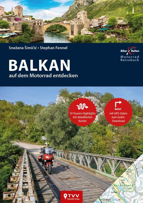 Stephan Fennel: Motorrad Reiseführer Balkan, Buch