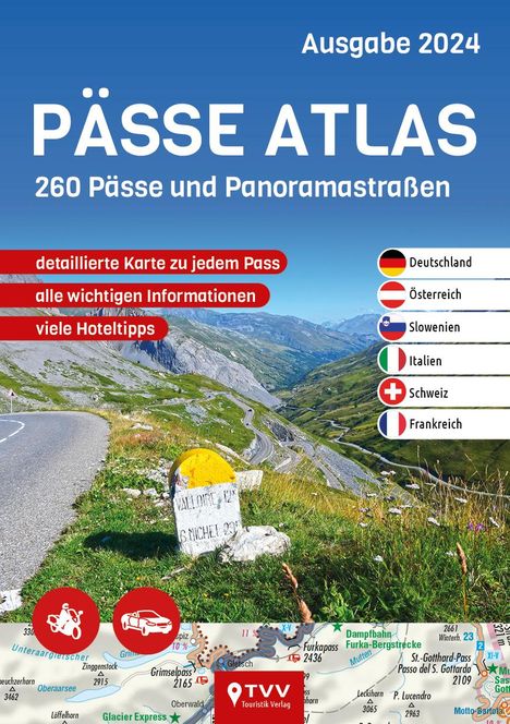 Pässe Atlas 2024, Buch