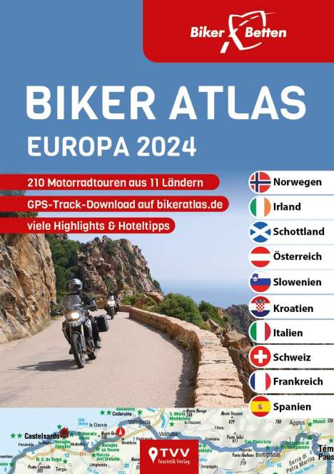 Biker Atlas EUROPA 2024, Buch