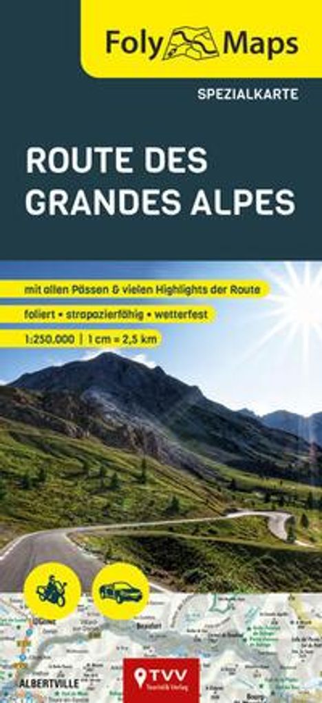 FolyMaps Route des Grandes Alpes Spezialkarte, Karten