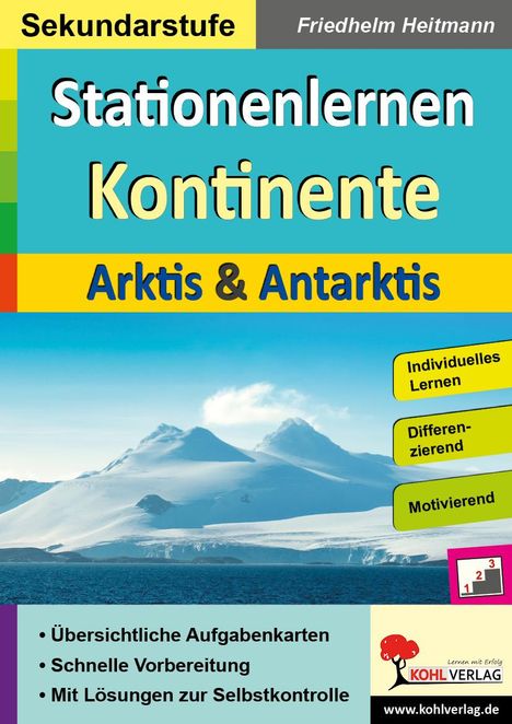 Friedhelm Heitmann: Stationenlernen Kontinente / Arktis & Antarktis, Buch