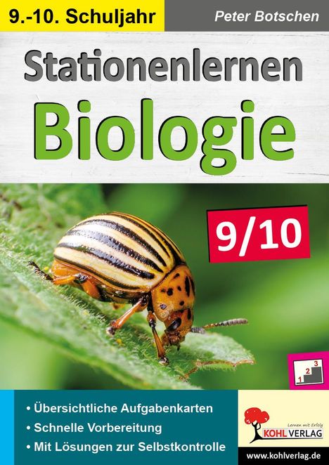 Peter Botschen: Stationenlernen Biologie 9/10, Buch