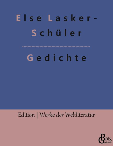 Else Lasker-Schüler: Gedichte, Buch