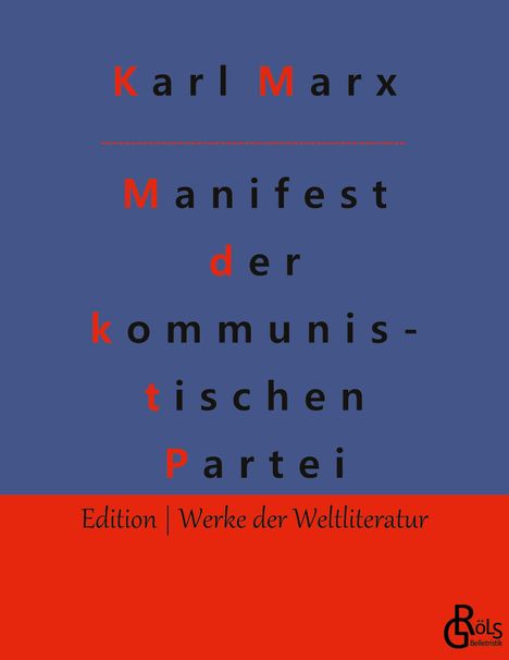 Karl Marx: Manifest der kommunistischen Partei, Buch