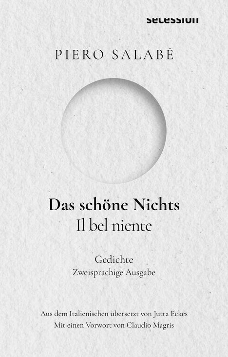 Piero Salabè: Das schöne Nichts, Buch