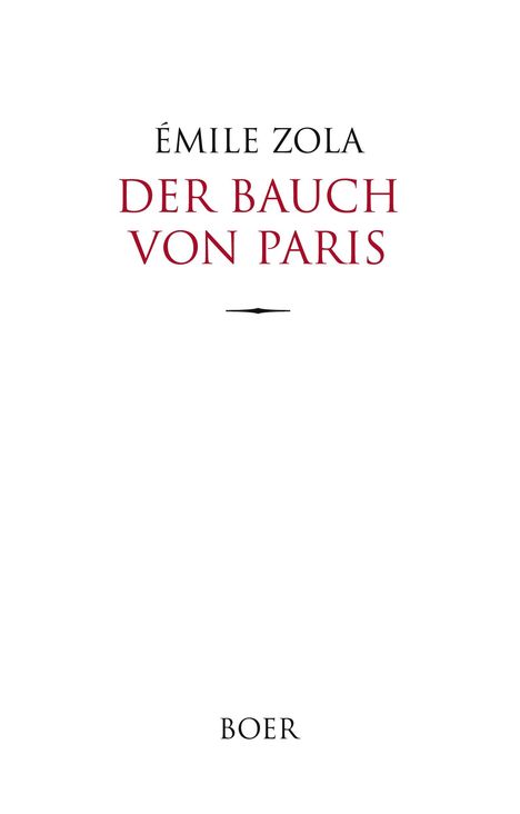 Émile Zola: Der Bauch von Paris, Buch