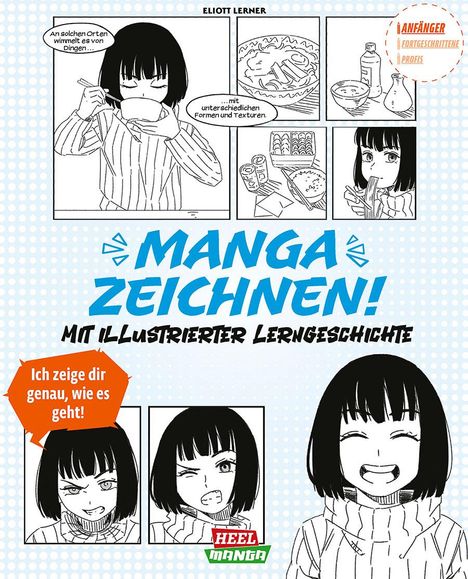 Elliott Lerner: Mangas zeichnen!, Buch