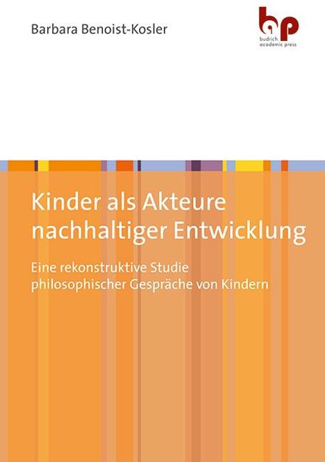 Barbara Benoist: Kinder als Akteure nachhaltiger Entwicklung, Buch