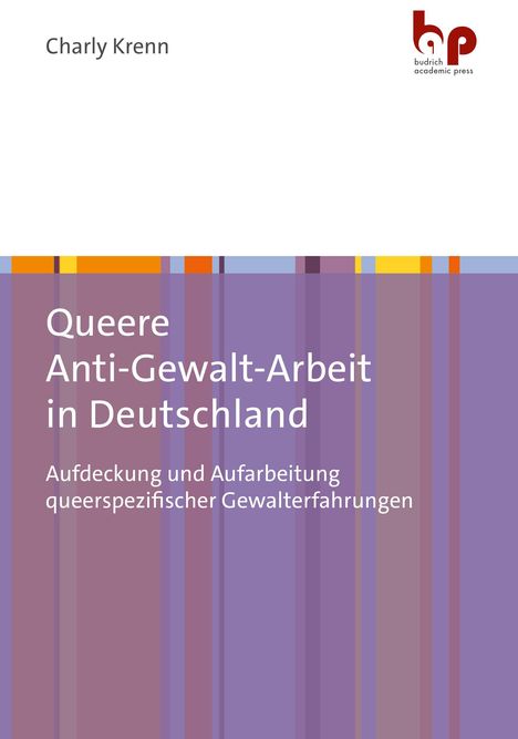 Charly Krenn: Queere Anti-Gewalt-Arbeit in Deutschland, Buch