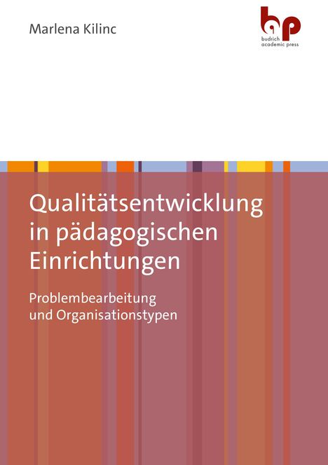 Marlena Kilinc: Qualitätsentwicklung in pädagogischen Einrichtungen, Buch