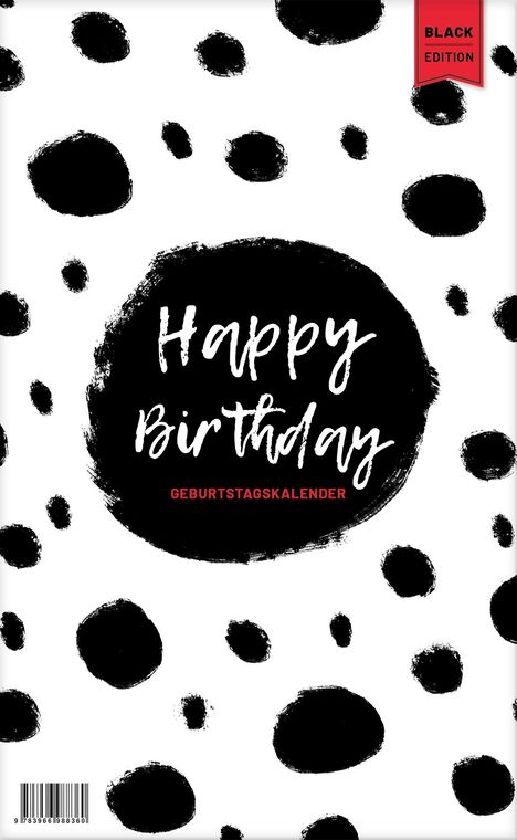 Sophie Heisenberg: Geburtstagskalender immerwährend | Jahresunabhängiger Kalender für Geburtstage in schwarz/weiß | Geburtstagsübersicht zum Aufhängen mit Spiralbindung für die Familie und fürs Büro, Kalender