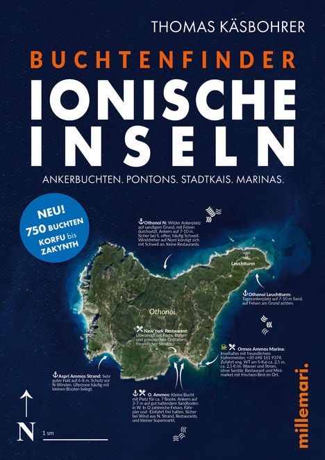 Thomas Käsbohrer: Buchtenfinder Ionische Inseln - Ausgabe 2025, Buch