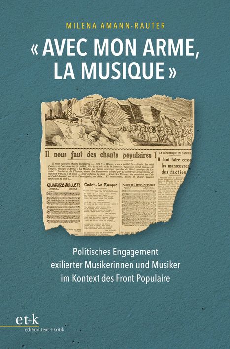 Milena Amann-Rauter: "Avec mon arme, la musique", Buch