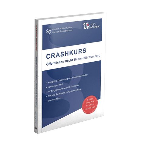 Dirk Kues: CRASHKURS Öffentliches Recht - Baden-Württemberg, Buch